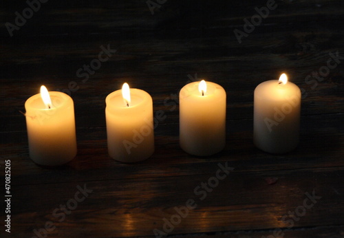 Vier Kerzen brennen am vierten Advent, Mannheim 2019