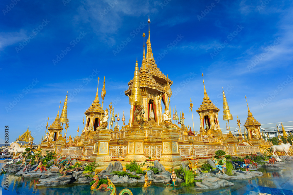 The Royal Crematorium Replica for King Bhumibol Adulyadej (Pra May Ru Maat) 
