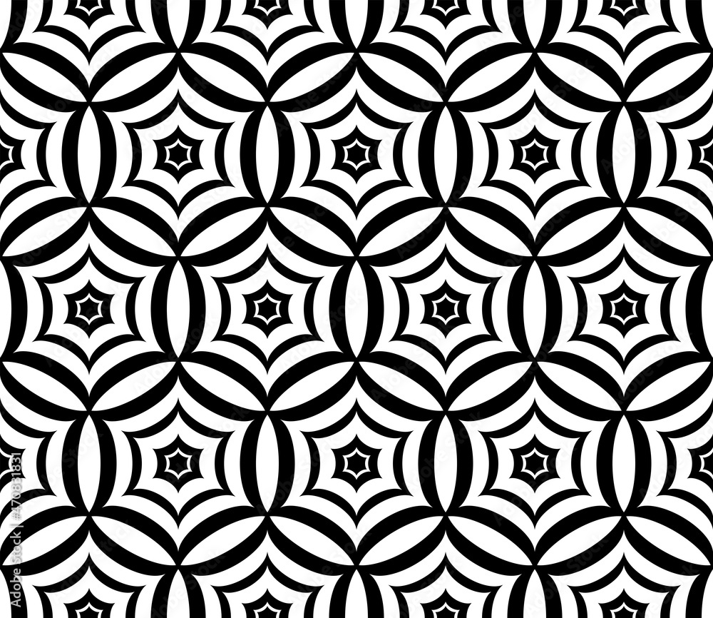 Abstract seamless geometric pattern and texture. Abstract seamless geometric pattern and texture.