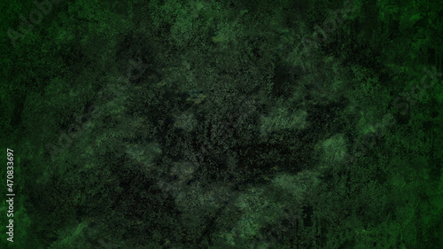 Dark green distressed texture digital art.