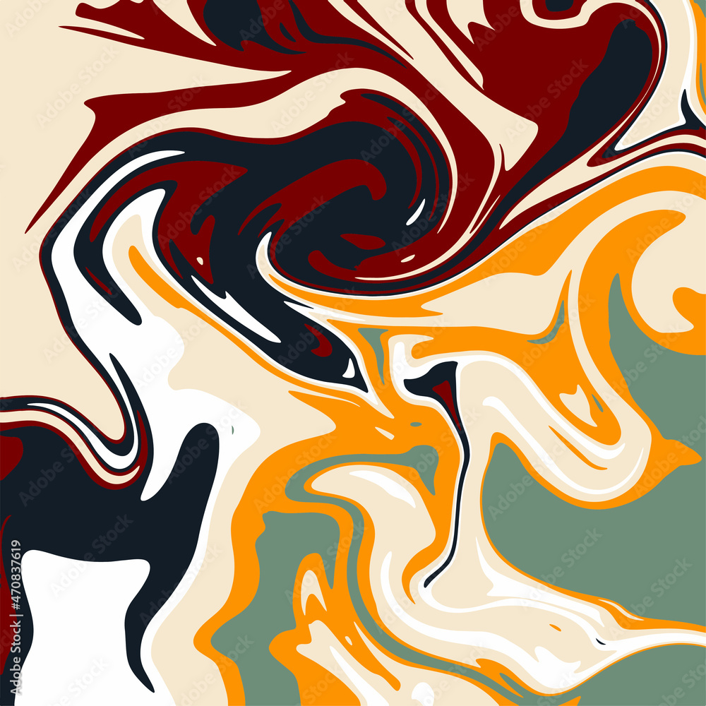 Colourful marble vector background pattern. Liquid dynamic lined gradient waves. Colourful marble vector background pattern. Liquid dynamic lined gradient waves.