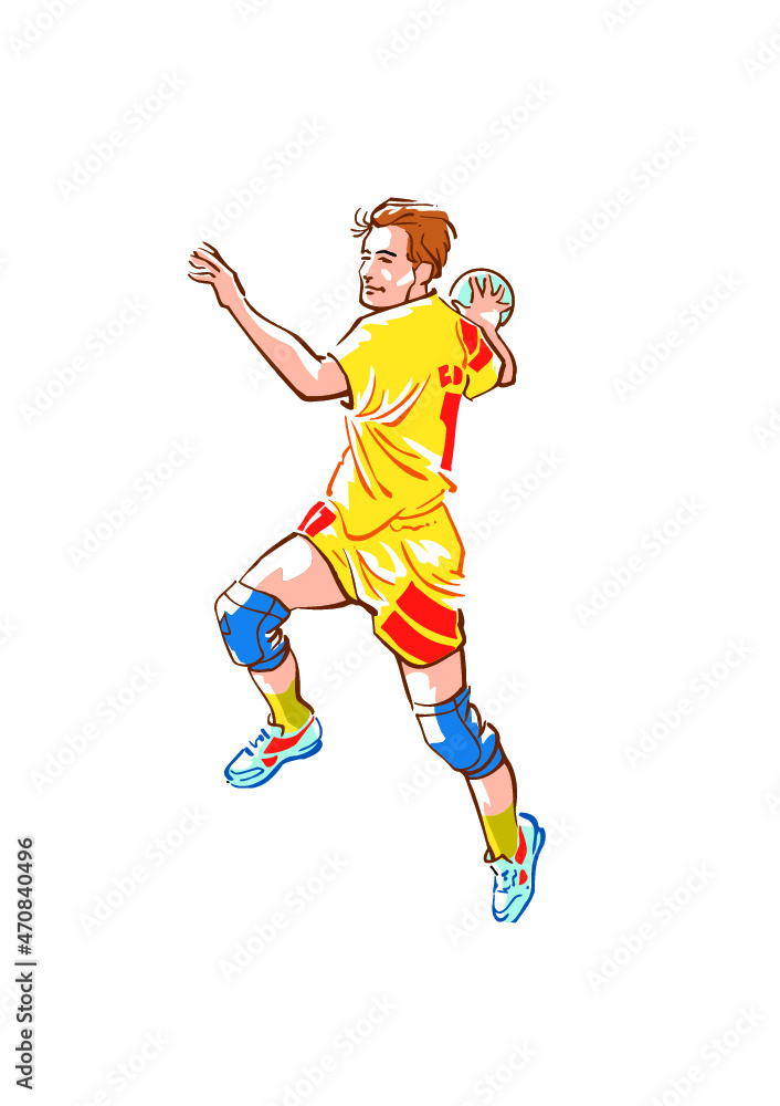 sportsman illustration