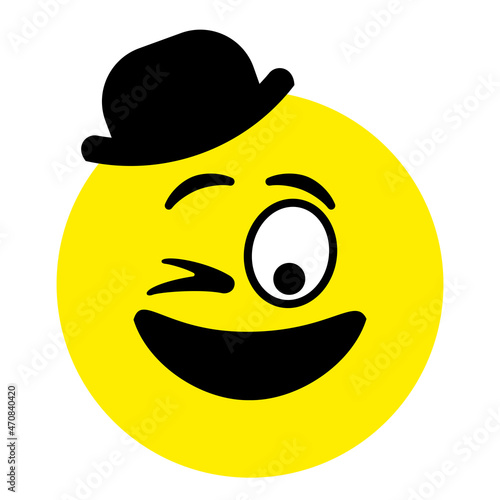 Smiley face. Emoji icon vector. Emoticon sign. Positive emotions. Vector illustration.