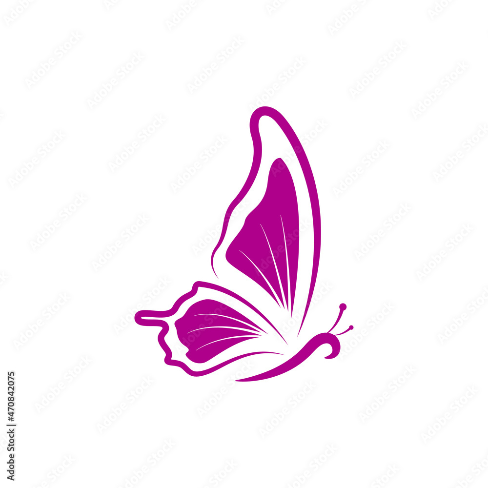 butterfly logo icon design template vector butterfly logo icon design template vector