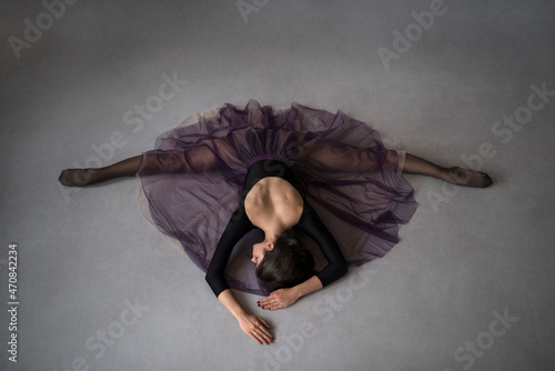 Gymnast in a skirt