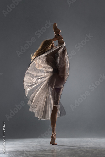 Gymnast in a skirt