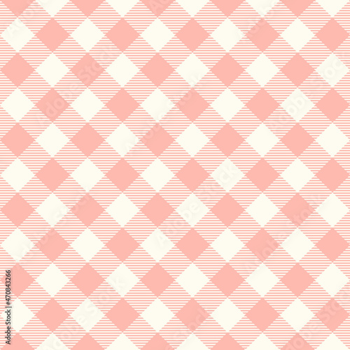 Classic Gingham background, seamelss vector vichy pattern