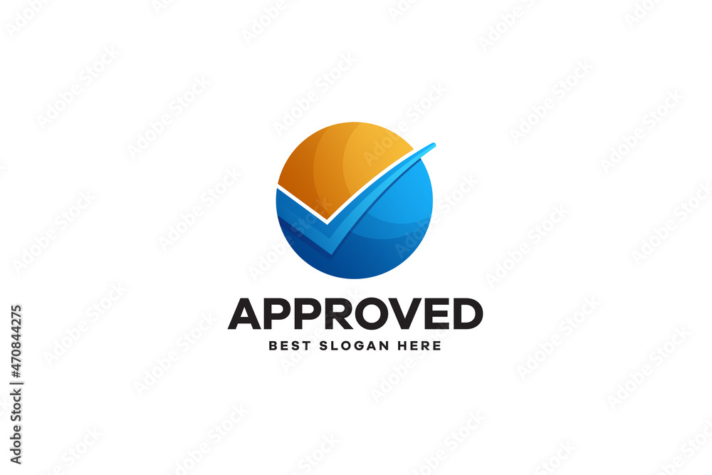 Gradient Approved Logo Gradient Approved Logo