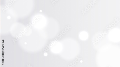 光るボケ　グラデーション背景　シンプルな背景素材（ホワイト）