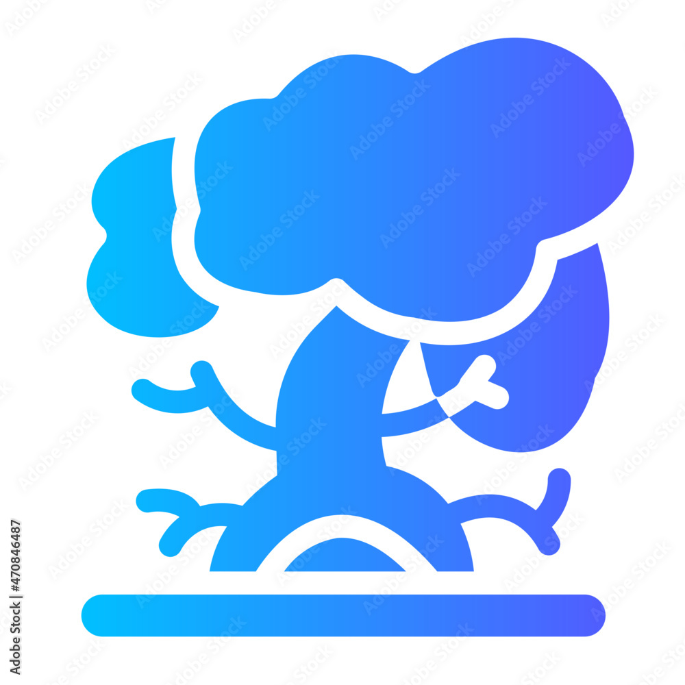 tree gradient icon tree gradient icon