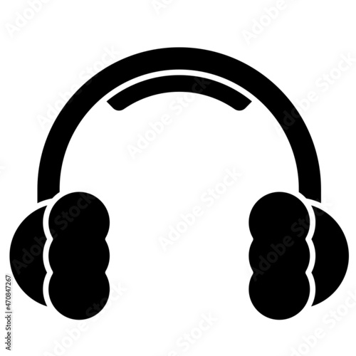 earmuff solid icon