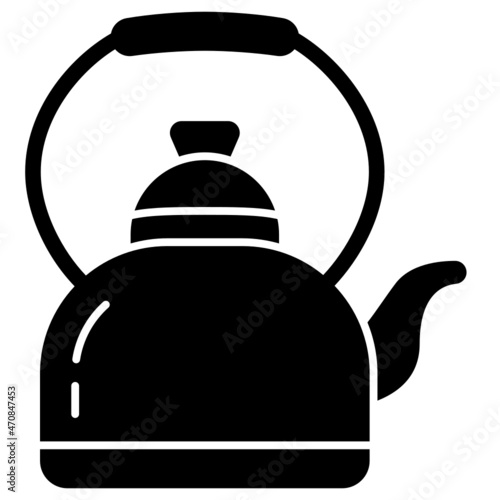 teapot solid icon