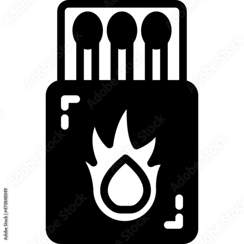 matches solid line icon