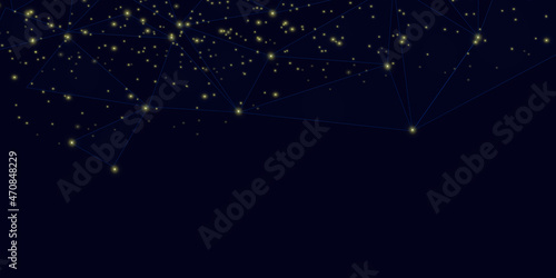 Dark blue sparkle background