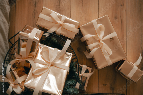gift box with ribbon