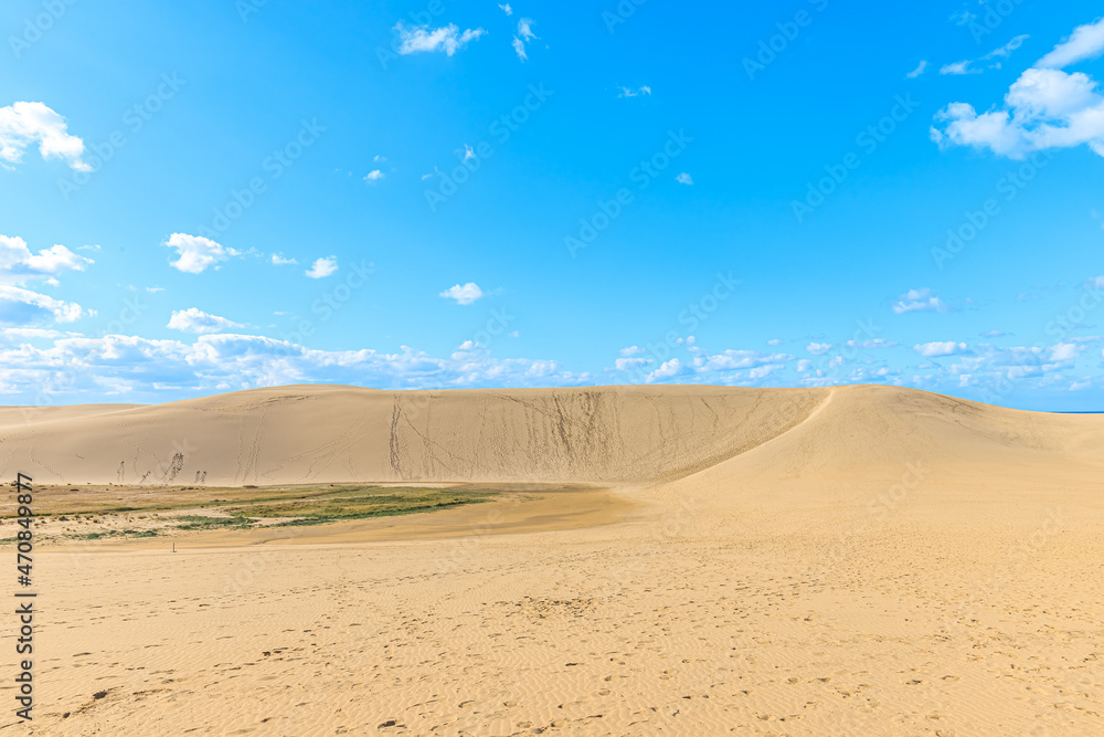 秋の鳥取砂丘　鳥取県鳥取市　Tottori Sand Dunes in Autumn. Tottori-ken Tottori city