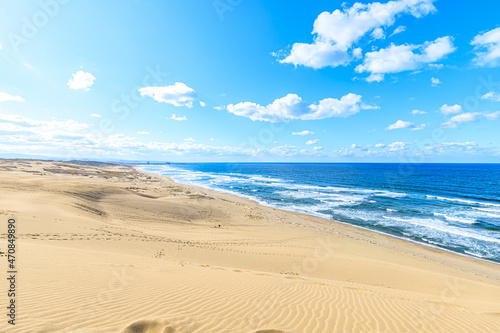 Photos 秋の鳥取砂丘　鳥取県鳥取市　Tottori Sand Dunes in Autumn