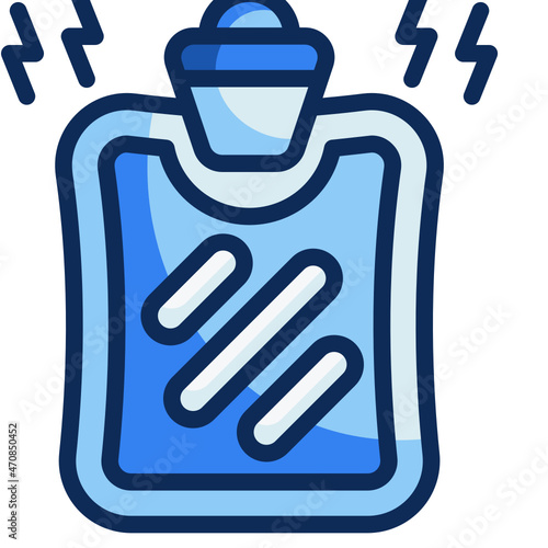 hot water bottle Two Tone icon