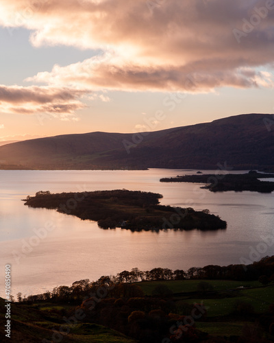 View from Conic Hill next to Loch Lomond, Scotland