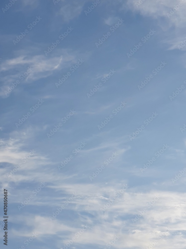 blue sky with clouds