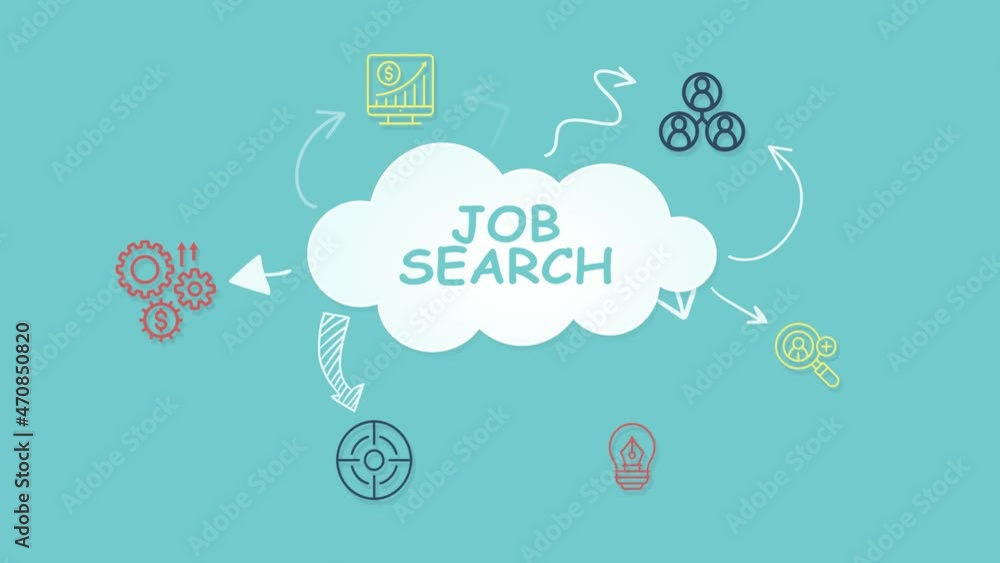 Internet, business, Technology and network concept.Job Search human resources recruitment career. Internet, business, Technology and network concept.Job Search human resources recruitment career.