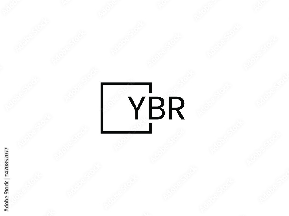YBR letter initial logo design vector illustration YBR letter initial logo design vector illustration