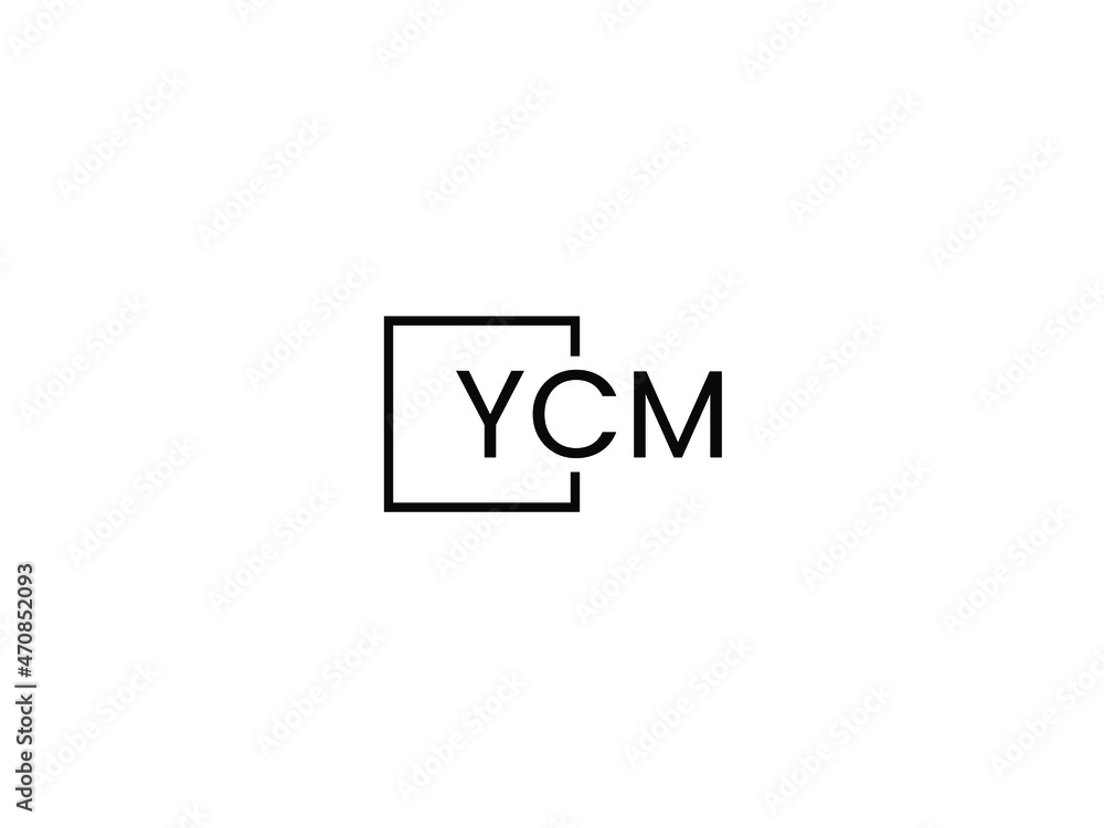 YCM letter initial logo design vector illustration YCM letter initial logo design vector illustration