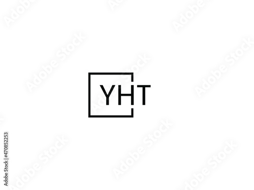 YHT letter initial logo design vector illustration