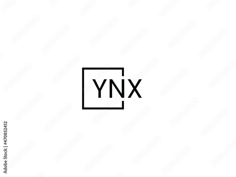 YNX letter initial logo design vector illustration YNX letter initial logo design vector illustration