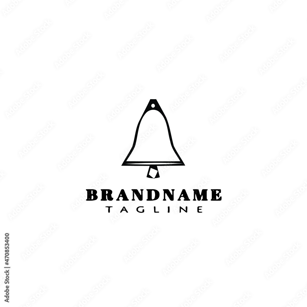 bell logo icon design template black isolated vector illustration bell logo icon design template black isolated vector illustration