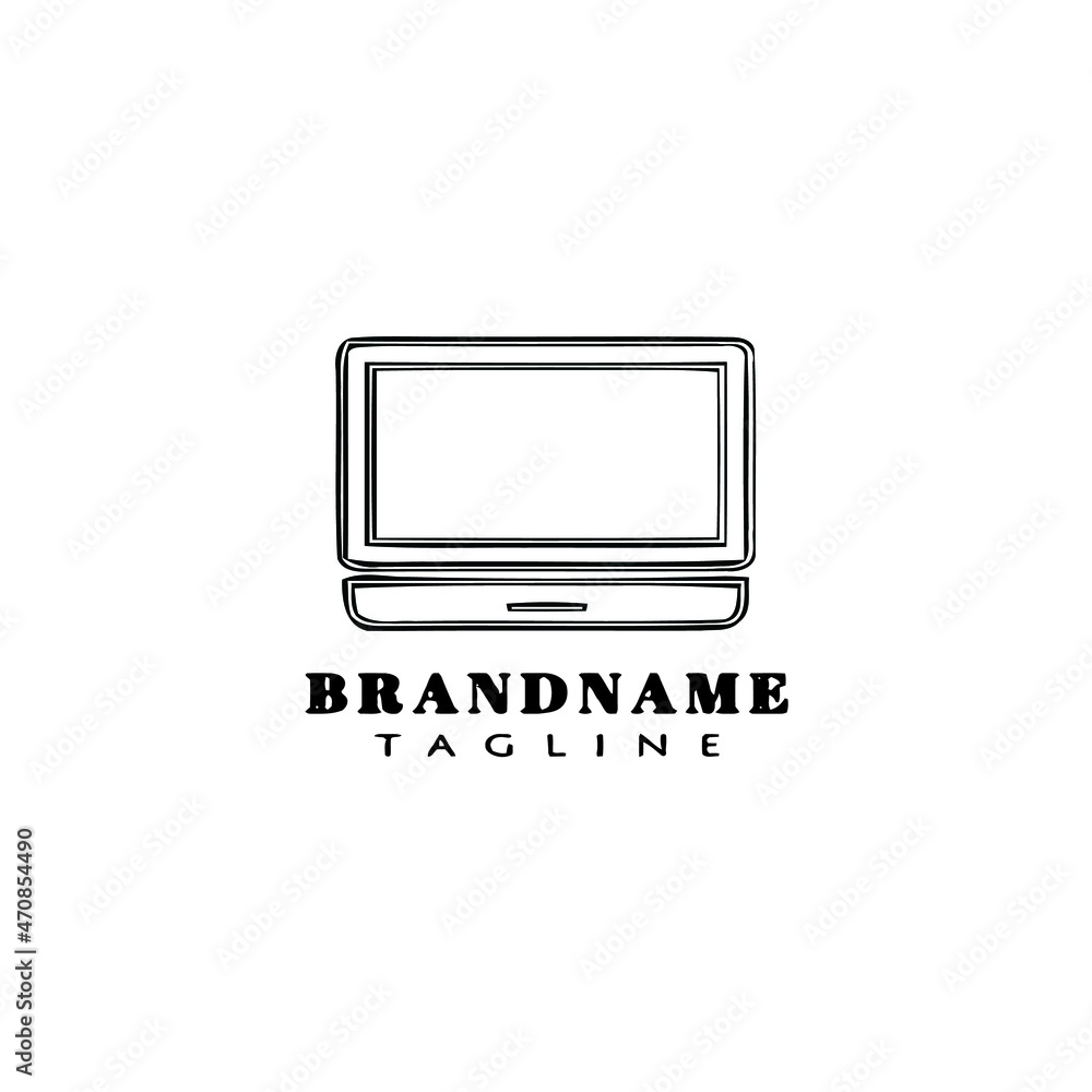 laptop logo template design icon vector illustration laptop logo template design icon vector illustration