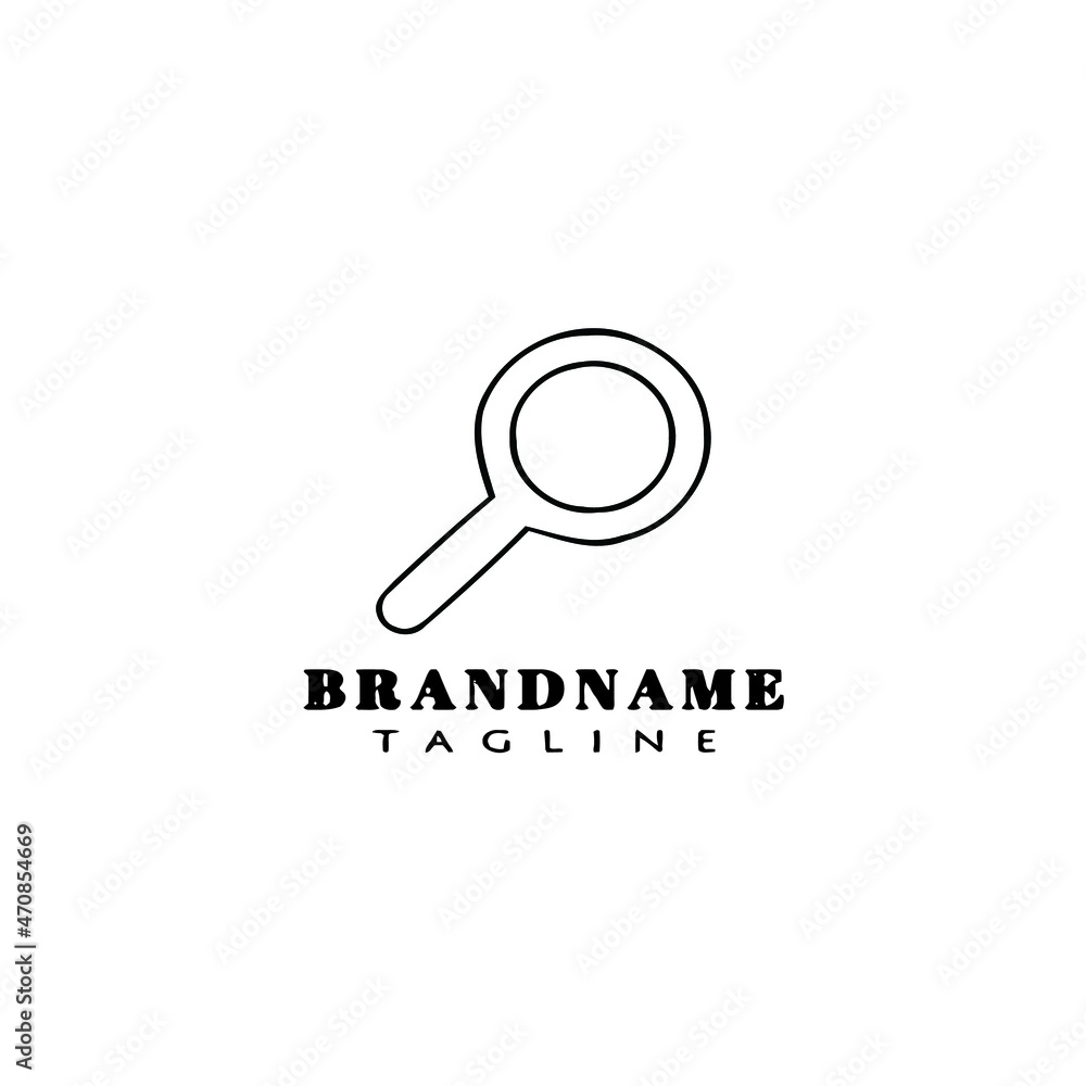 magnifying glass logo icon design template vector magnifying glass logo icon design template vector