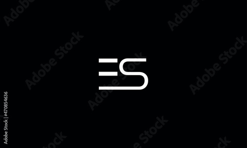 ES, SE, Abstract Letters Logo Monogram photo