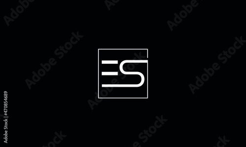 ES, SE, Abstract Letters Logo Monogram