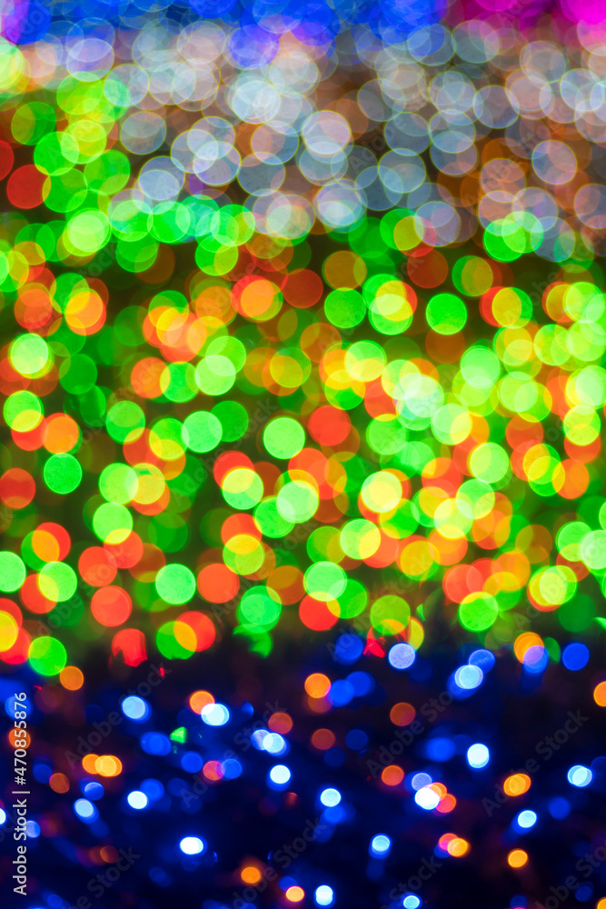 Beautiful lights in the festival of lights at night Beautiful lights in the festival of lights at night