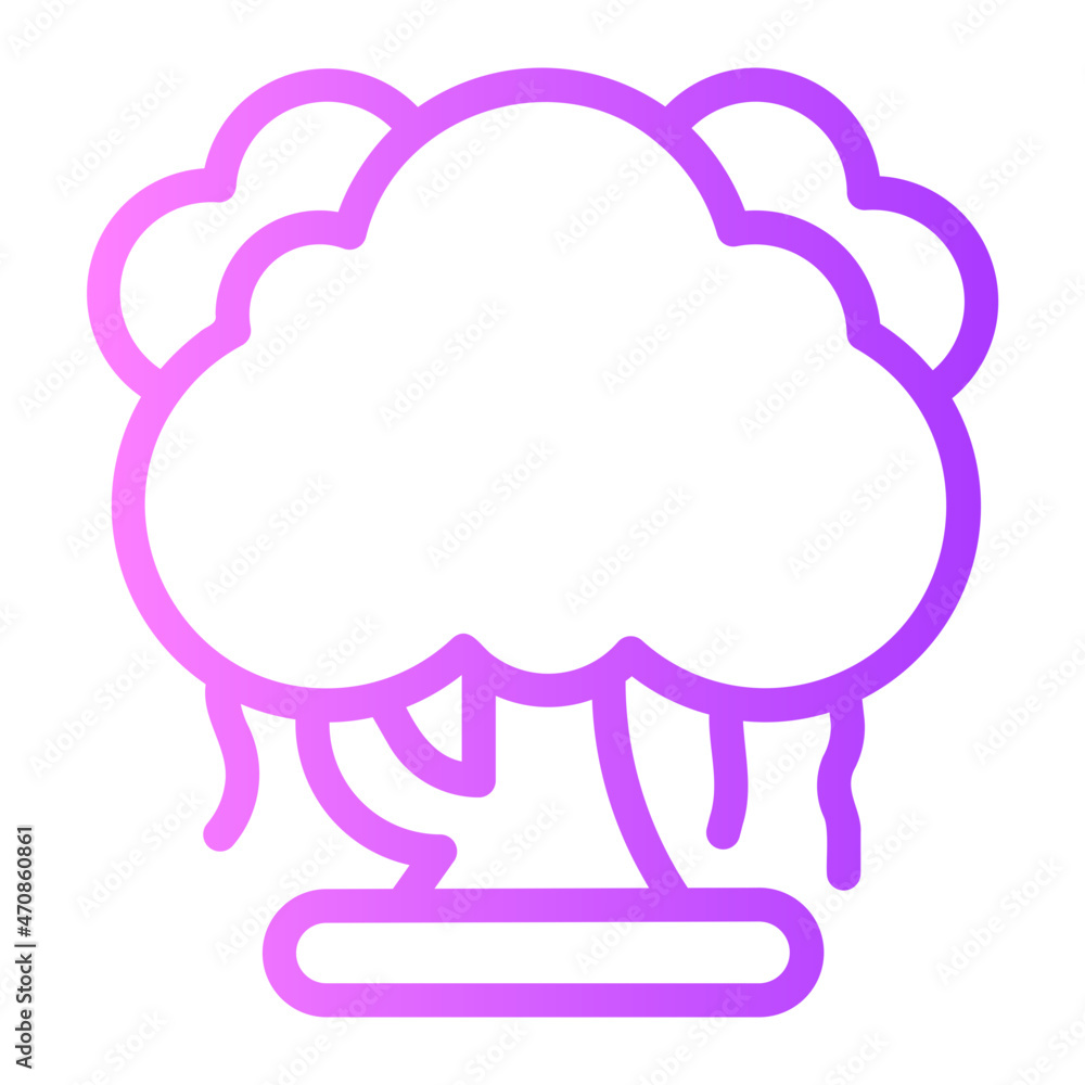 tree gradient icon tree gradient icon