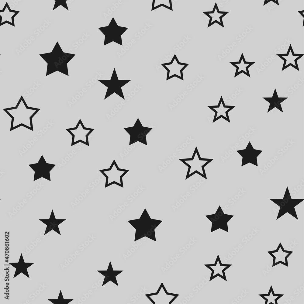 Star icons seamless pattern. Texture background with stars. Star icons seamless pattern. Texture background with stars.