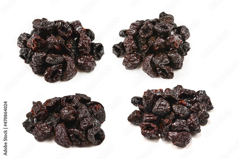Dried plum isolated on white background Dried plum isolated on white background