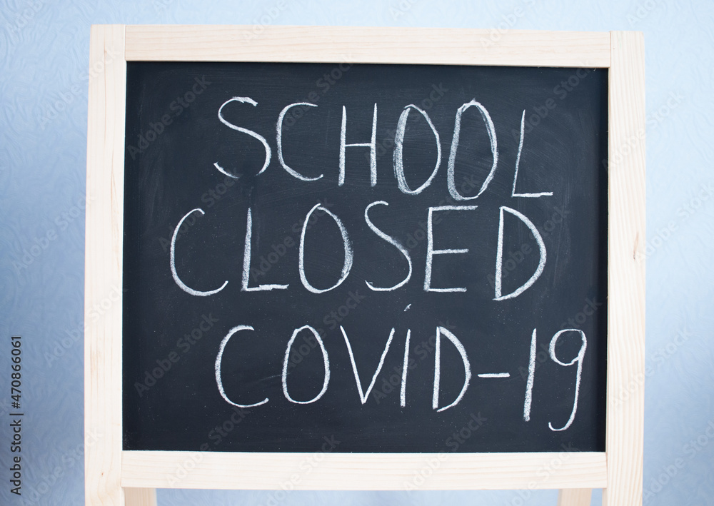 Fototapeta premium back to school blackboard