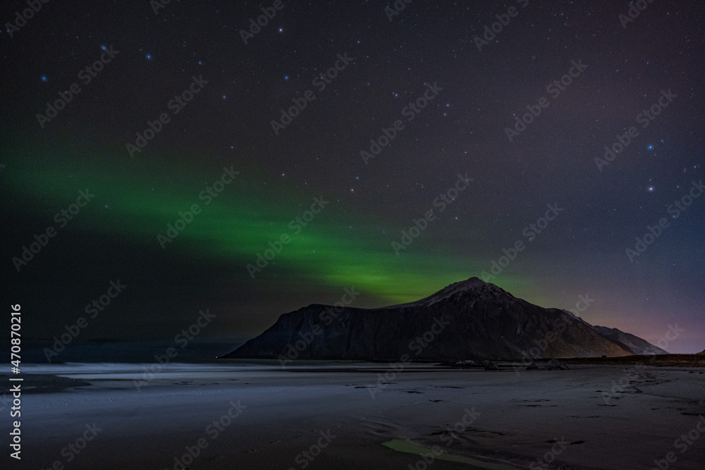 Naklejka premium Aurora borealis