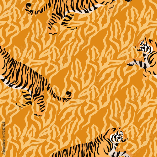 Tiger pattern 104