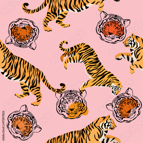 Tiger pattern 105