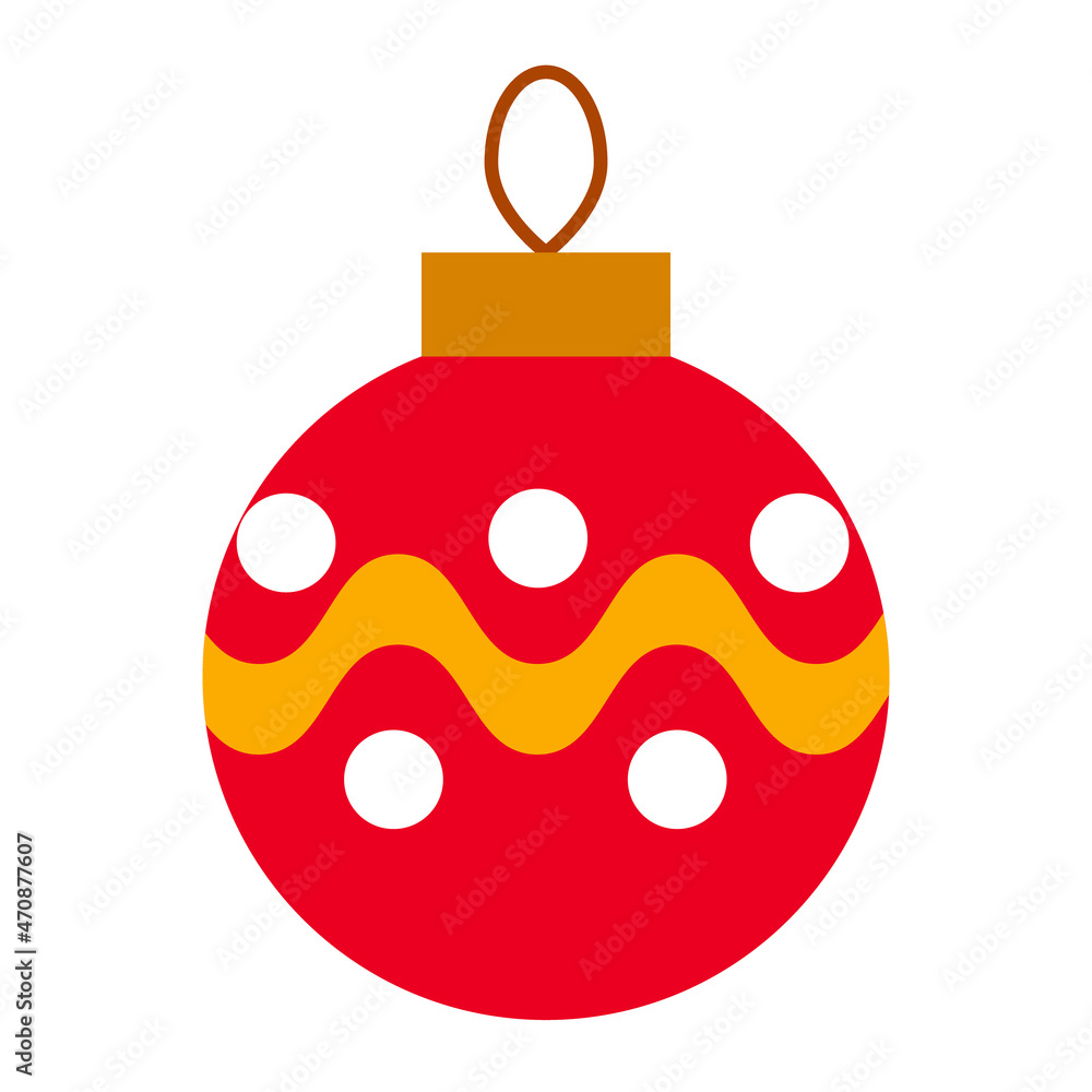 Christmas ball isolated on white background Christmas ball isolated on white background