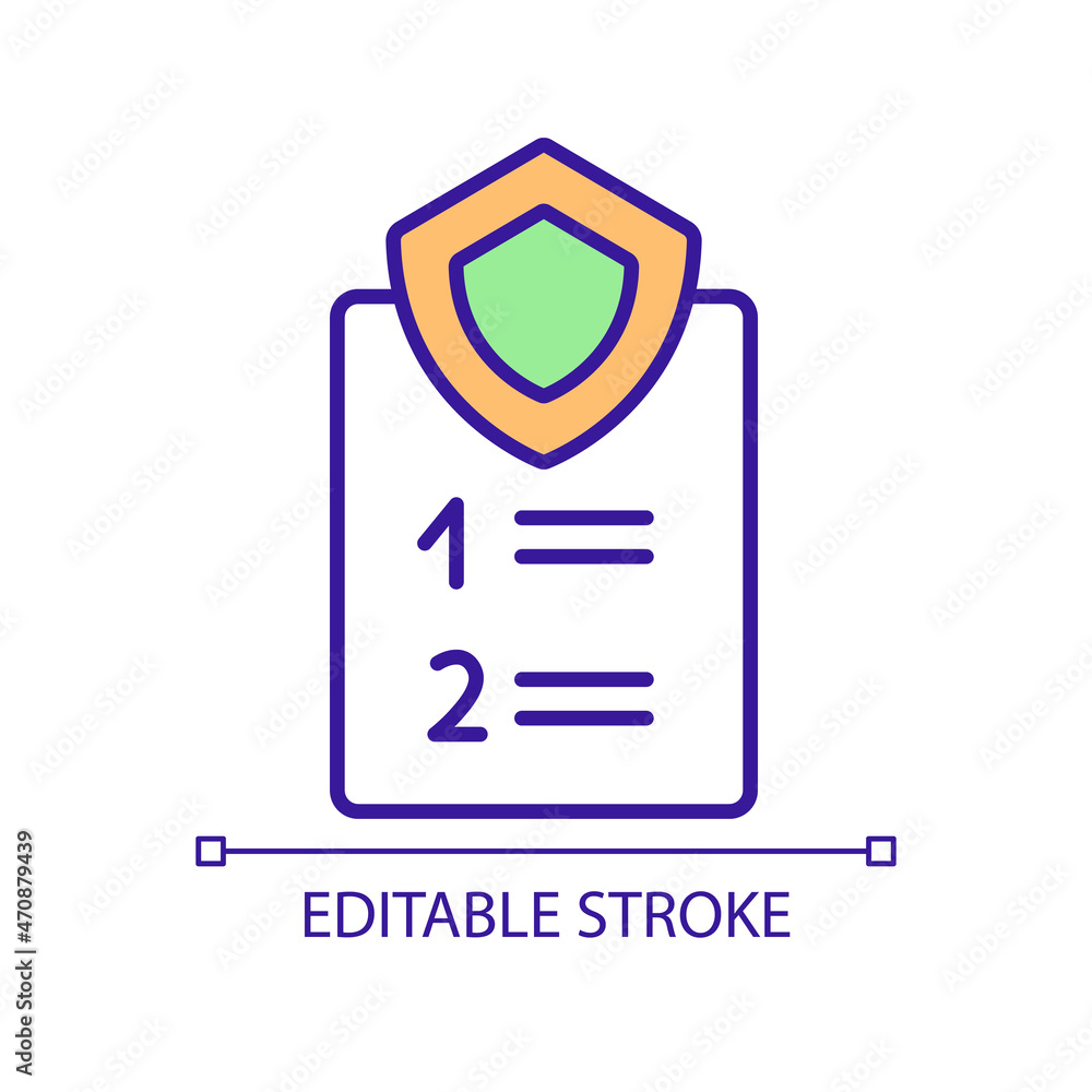 Immunization schedule RGB color icon. Vaccine recommendations. Immunisation program. Clinical trials. Routine administration. Isolated vector illustration. Simple filled line drawing. Editable stroke Immunization schedule RGB color icon. Vaccine recommendations. Immunisation program. Clinical trials. Routine administration. Isolated vector illustration. Simple filled line drawing. Editable stroke