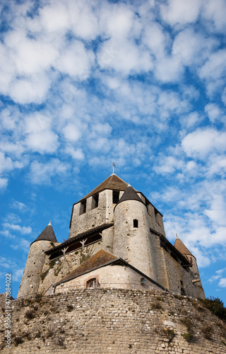 Castle of Provins, Ile-de-France, France. Medieval town of Provins is UNESCO World Heritage Site.
