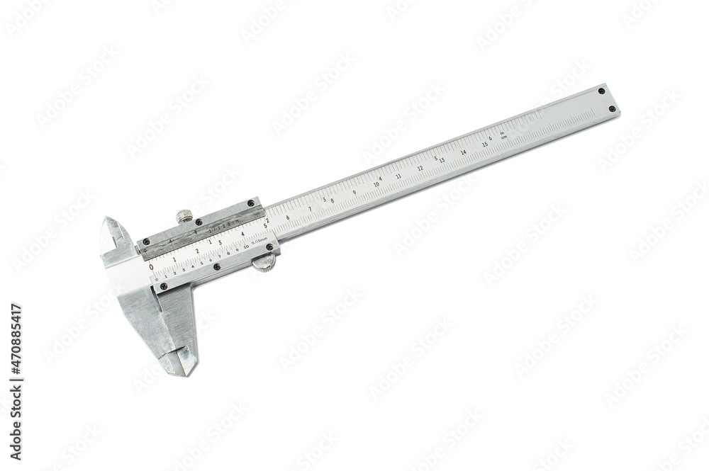 Vernier Caliper tool isolated on white background Vernier Caliper tool isolated on white background