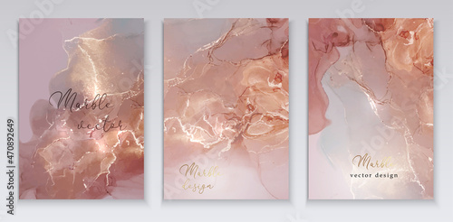 Marble Modern texture. Alcohol ink splash. Trendy pastel poster design. Liquid flow art