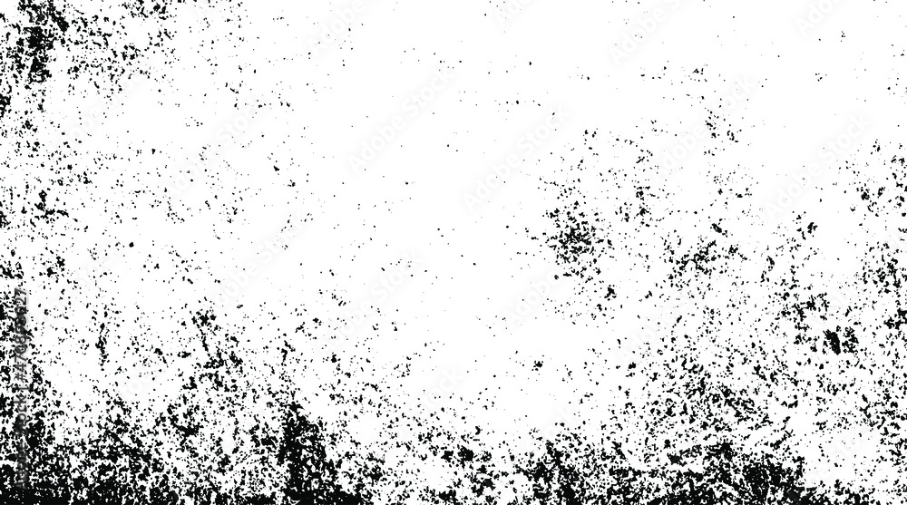 Monochrome texture composed of irregular graphic elements. Distressed uneven grunge background. Abstract vector illustration. Overlay for interesting effect and depth. Isolated on white background. Monochrome texture composed of irregular graphic elements. Distressed uneven grunge background. Abstract vector illustration. Overlay for interesting effect and depth. Isolated on white background.