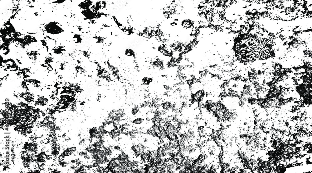 Monochrome texture composed of irregular graphic elements. Distressed uneven grunge background. Abstract vector illustration. Overlay for interesting effect and depth. Isolated on white background. Monochrome texture composed of irregular graphic elements. Distressed uneven grunge background. Abstract vector illustration. Overlay for interesting effect and depth. Isolated on white background.