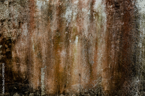 Concrete textured background or an abstract dirty cement wall with slippery shades stains on the surface